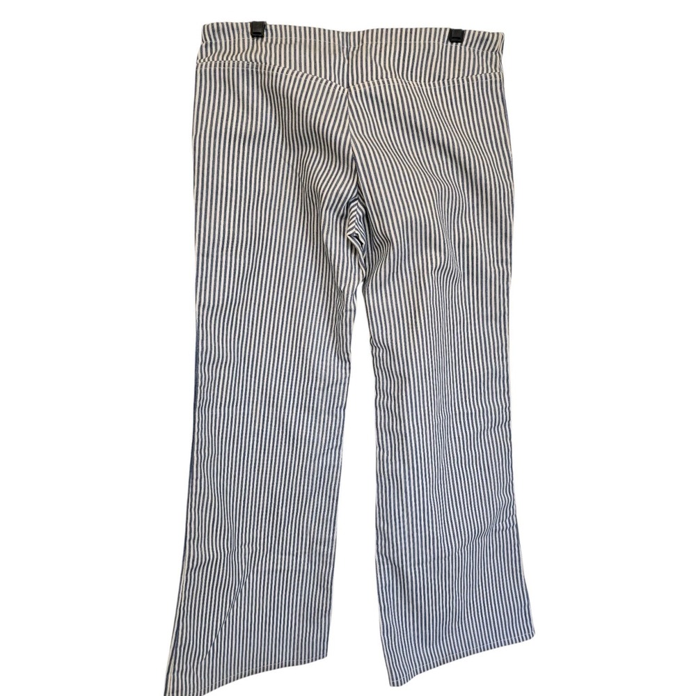Levis Womens‎ 70s Vintage Denim Blue White Stripe Jeans Size 11 Rope Tie - Picture 5 of 10